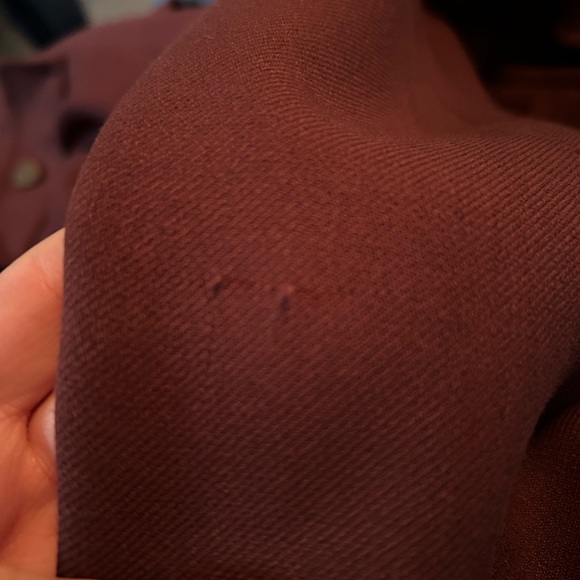 Talbots Maroon Winter Jacket Size 16 See Description - Picture 7 of 7